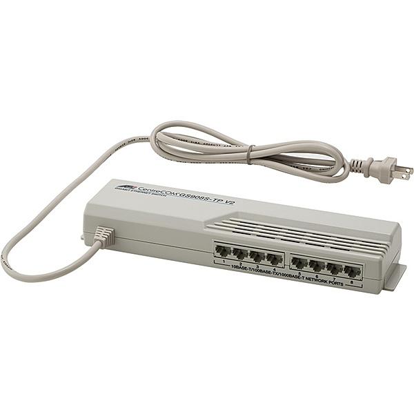 アライドテレシス 1921R CentreCOM GS908S-TP V2 レイヤー2スイッチ 