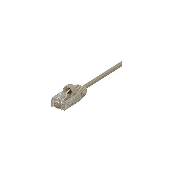 GREEN HOUSE GH-CBESL6-3M カテゴリー6対応 スリムLANケーブル アイボリー 3m