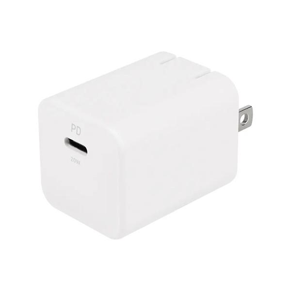 オウルテック OWL-APD20C1GB-WH AC充電器/ USB充電器/ PD20W/ 1ポート/ GaN採用/ スマホ充電/ PD対応iPad、iPhon…