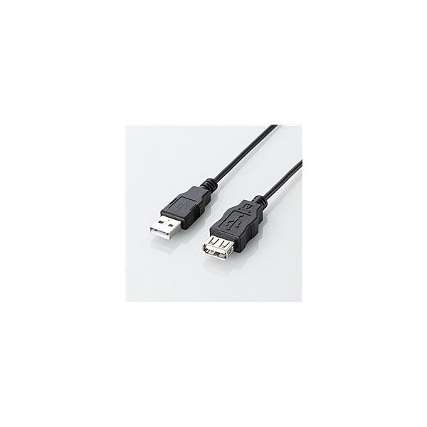 ELECOM U2C-JE30BK エコUSB2.0延長ケーブル/ A-Aメスタイプ/ エコ/ 3m/ ブラック