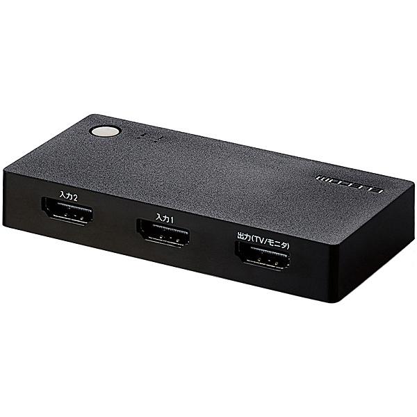 ELECOM DH-SWL2BK HDMI切替器/ 2入力1出力/ ケーブルなしモデル/ ブラック