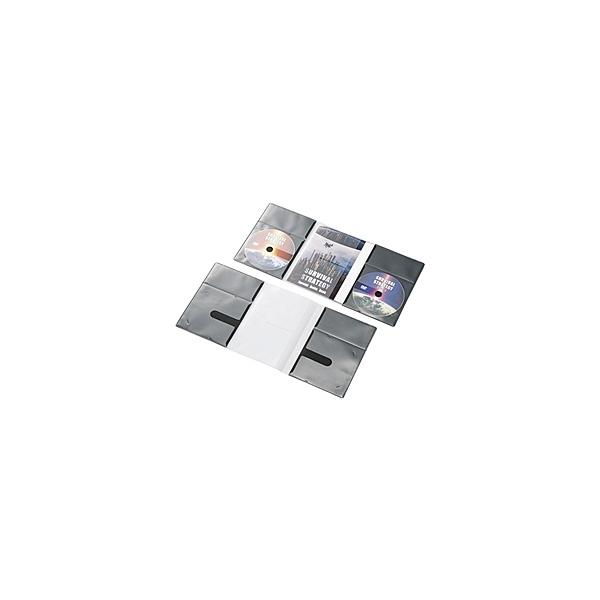 エレコム ディスクケース DVD CD 対応 DVDケース CDケース 2枚収納 10枚セット ブラック ブラック┃CCD-DP2D10BK