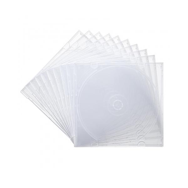 サンワサプライ FCD-PUS10CL Blu-ray・DVD・CDケース（1枚収納ソフトタイプ・10枚セット）