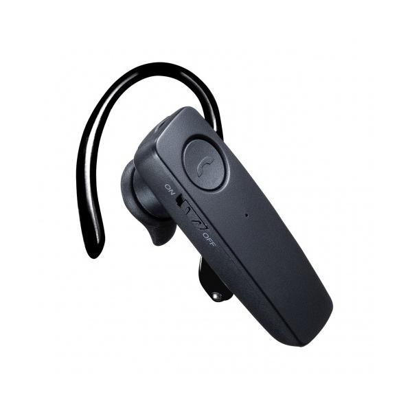 サンワサプライ MM-BTMH41WBKN 防水Bluetooth片耳ヘッドセット