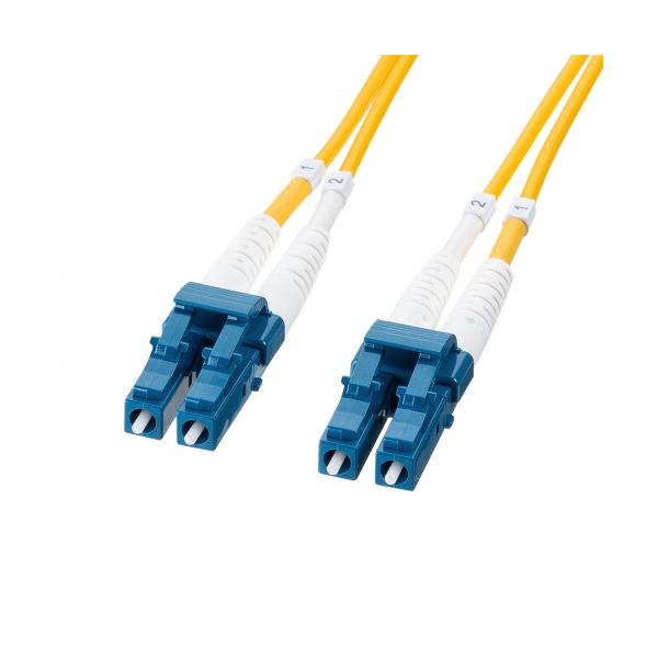 サンワサプライ HKB-MOS2LCLC-03 メガネ型光ファイバケーブル（シングル9μm、LC×2-LC×2、3m）