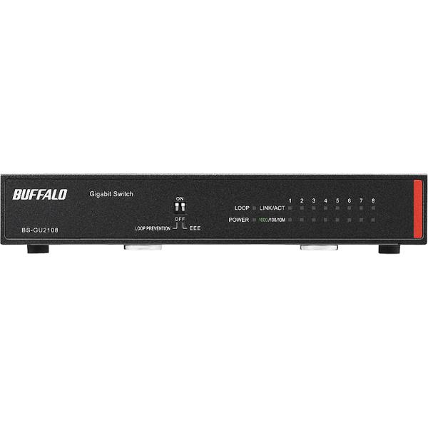 バッファロー BS-GU2108 法人向け Giga対応 Layer2 アンマネージ