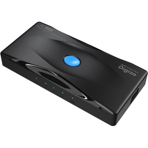プリンストン PHM-SW401S 4K60p HDR対応4ポートHDMI切換器