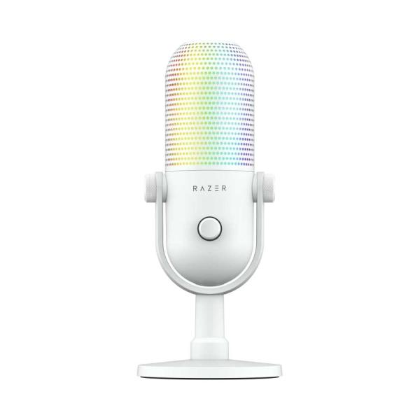 他サイト： Razer Seiren V3 Chroma White Edition RZ19-05060200-R3M1 タップトゥミュート機能搭載の RGB USB マイク ホワイトの商品画像