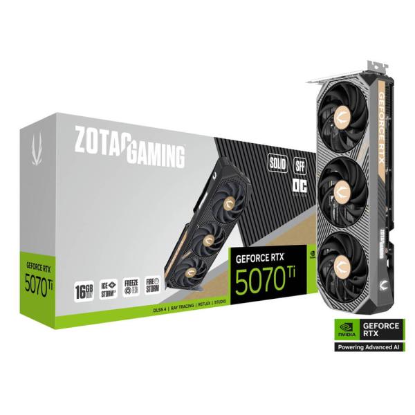 ZOTAC GAMING GeForce RTX 5070 Ti SOLID SFF OC NVIDIA 5070Ti ZOTAC GAMING GeForce RTX 5070 Ti SOLID SFF OC NVIDIA 5070Ti