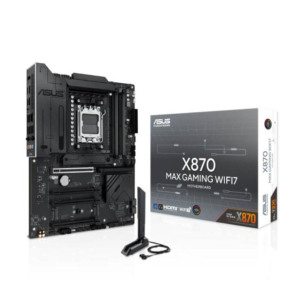 ASUS X870 MAX GAMING WIFI7 W ドスパラ限定モデル ASUS X870 MAX GAMING WIFI7 W (X870 AM5 ATX) ドスパラ限定モデル