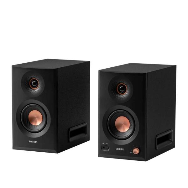 Mr.Tb@さん専用受渡2年前購入DMM55型4Kモニタースピーカー内蔵新品リモ EDIFIER ED-MR5-BK 2.0モニター スピーカーシステム ブラック｜ツクモ