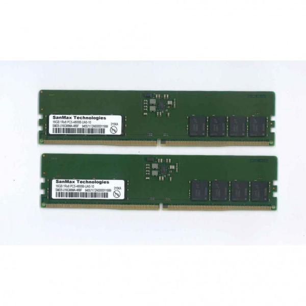 TSU5-U32G88MB-48B-D 32GB(16GBx2)DDR5 メモリ SANMAX UCD5-U32G88MB-48B-D (16GB 2枚組) デスクトップ用メモリ PC5