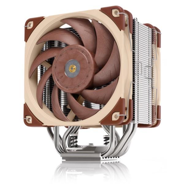 Noctua NH-U12A 120mmファンNF-A12x25 PWMを2基搭載したサイド Noctua NH-U12A 120mmファンNF-A12x25 PWMを2基搭載したサイド