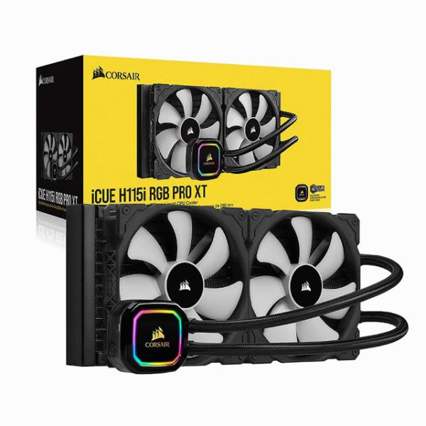 Corsair iCUE H115i RGB PRO XT (CW-9060044-WW) iCUE対応 280mmサイズ ハイエンド水冷一体型 CPUクーラー