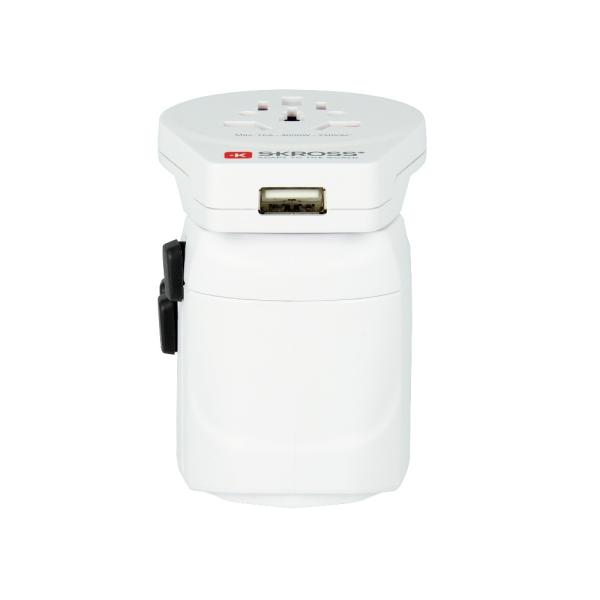 SKROSS PRO WORLD USB / 1302535 E̗lXȍ̃RZgɎgA}`Ή̓dRZg^CvϊA_v^[