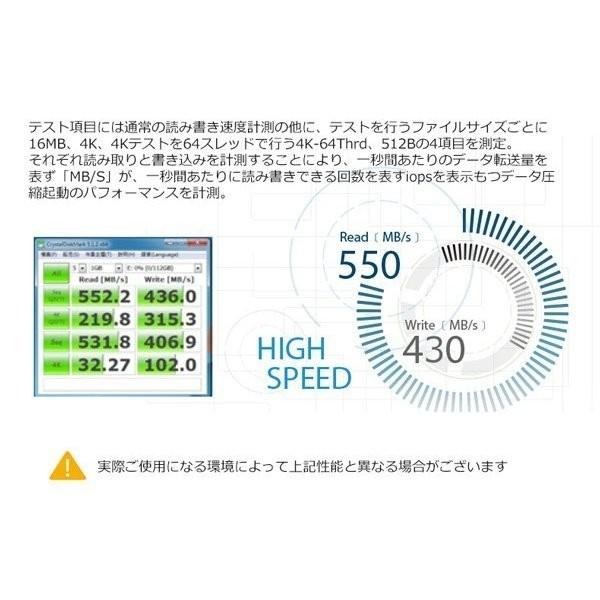 ^SSD{ 3D NAND̗p 7mm ViSSD 240GB SATA 6Gbps TLC 5Nۏ Read(MAX)550  Write(MAX430MB/s   {Xփ^[pbN ۏ؂ i摜4