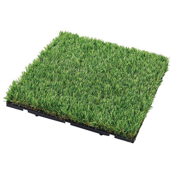 リアルな 人工 芝 30cm×30cm×1.5cm ジョイント式 防草シート無し 水やり不要 芝刈り不要 ガーデニング用品 園芸用品