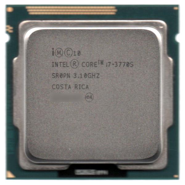 インテル（intel） 第3世代 Core i7-3770S 3.1GHz 4コア8スレッド 8MB