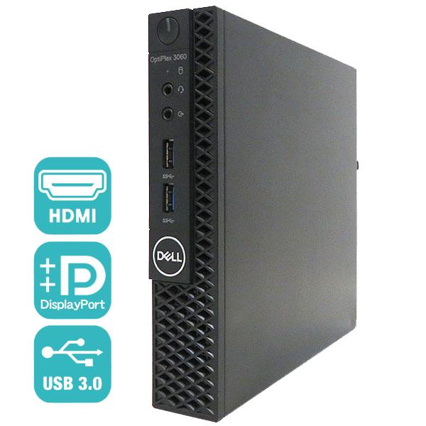 OptiPlex DELL/デル 3060 Micro【Core i5-8500T/16GB(DDR4)/SSD256GB 