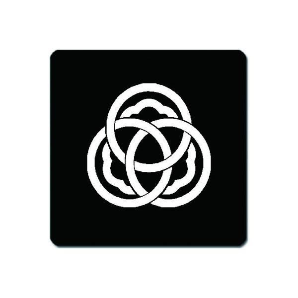 ƖR[X^[ 䍕n Ԍ` 11cm x 11cm KC11-0293W