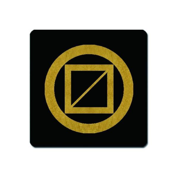 ƖR[X^[ 䍕n ۂɈe 11cm x 11cm KC11-0435