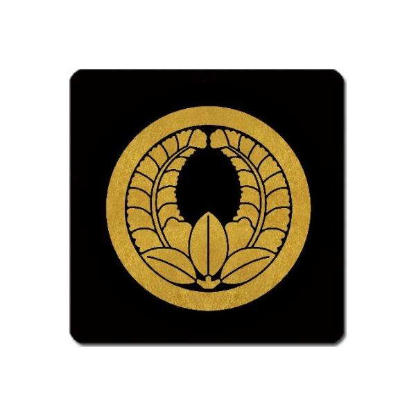 �Ɩ�R�[�X�^�[ ���䍕�n �ۂɏ�蓡 11cm x 11cm KC11-3624