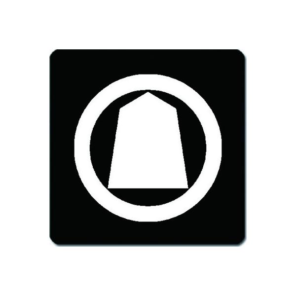 Ɩ}bg 䍕n ۂɏ 11cm x 11cm KN11-0645W