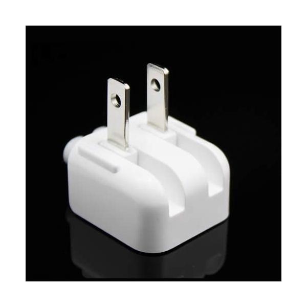 Apple MagSafe 電源用 プラグ カラー：ホワイト電源プラグ仕様：2pin-2pin（写真参照）Input： 1.5A 100〜240V（海外使用可能）、50/60Hz　
