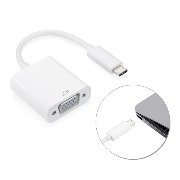 ^CvC Type-C USB 3.1VGA 1080P IX-X ϊA_v^[ P[u 2015Nȍ~ 12C` Macbookp