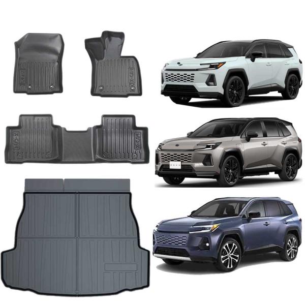 トヨタ RAV4  XA60型 HYBRID Z / HYBRID Adventure 専用設計 3D立体防水フロアマット 選べる3バリエーション カーマット フロアマット ラゲッジマット