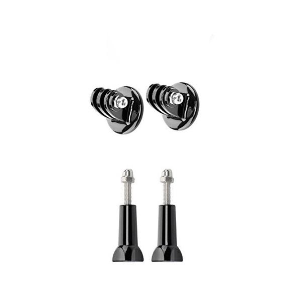 �������� �S�[�v�� GoPro HERO�V���[�Y�Ή� �g���C�|�b�h�A�_�v�^�[GTM-1(ABQRT-001 GTRA30�݊�)+�i�b�g�t���l�W �Œ�{���g(����)  �˂� �ėp 2�Z�b�g