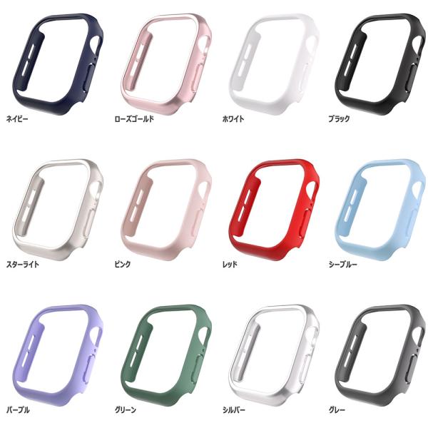 耐久性優れたポリカーボネート素材を使用し、高い透明性、傷を防止、防塵、耐衝撃性に優れています。側面を保護し、時計の液晶部への傷やダメージを防ぎます。アウトドア・スポーツ時にも、Apple Watchをしっかりと保護します。Apple Wat...