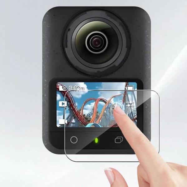 【送料無料】 DJI Osmo 360 専用 ガラスフィルム オズモ 360 フィルム 強化ガラス 液晶 保護フィルム 硬度9H 耐衝撃 飛散防止 指紋防止 全面保護 極薄 高透過率 貼り付けやすい 2.5D ラウンドエッジ加工など