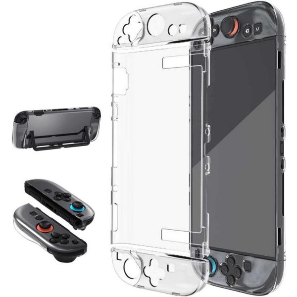 Switch 2  分体式設計ケース<br>材質：本体は硬質プラスチック素材、Joy-ConはTPU素材分体式設計なのでケースを付けたまま本体とJoy-Conを簡単に分離でき快適に操作できます。本体部分のケースは、耐久性のある硬...