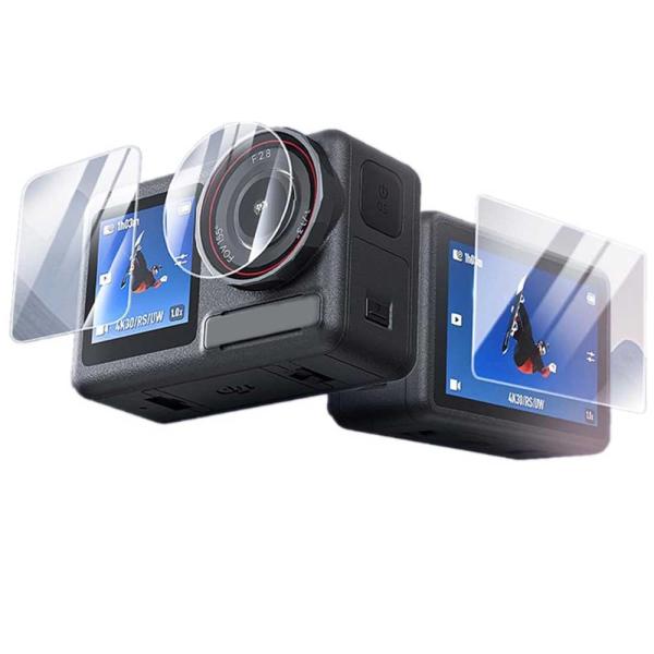 ガラスフィルム 3枚入り ( タッチスクリーン2枚＋レンズ1枚 )防水加工、オイルコーティング加工、スムースタッチ加工といった様々な特殊加工を施しており、油分やほこり・指紋に対して非常に強い抵抗力を持つ他、指でスムーズに操作できます。ガラス...