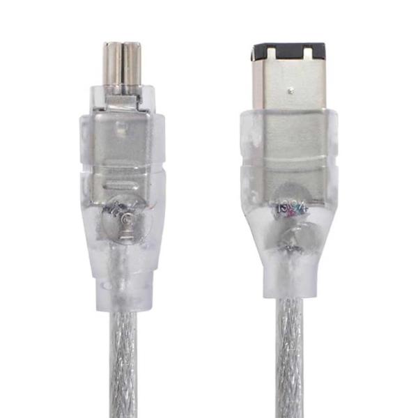 IEEE1394 �P�[�u�� 1.2m  4�s�� IEEE1394�ii.LINK�EDV�j6�s�� IEEE1394�iFireWire�j�p�\�R�� �f�W�^���r�f�I�J����  6pin - 4pin  �P�[�u�� ���i�摜2