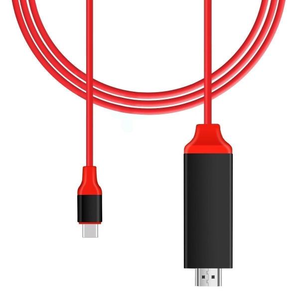 USB type-C to HDMIP[u 2m ϊA_v^ 4K / HD1080P USB3.1Ή