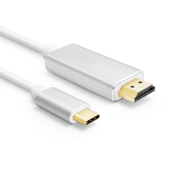 Type-C to HDMIP[u 1.8m IX[IX ϊA_v^ 3D / 4K USB3.1Ή MacBook ProAMacBookAChromeBook PixelȂǑΉ