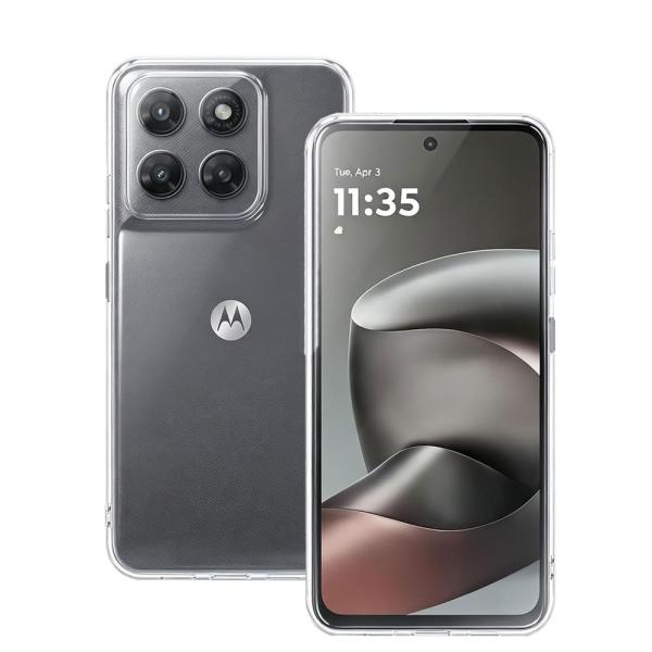 motorola moto  g37 / g37j スマホ ケース カバー ソフトケース TPU 保護ケース 耐衝撃 クリアケース 透明 ブラック モト  パワー モトローラ 送料無料