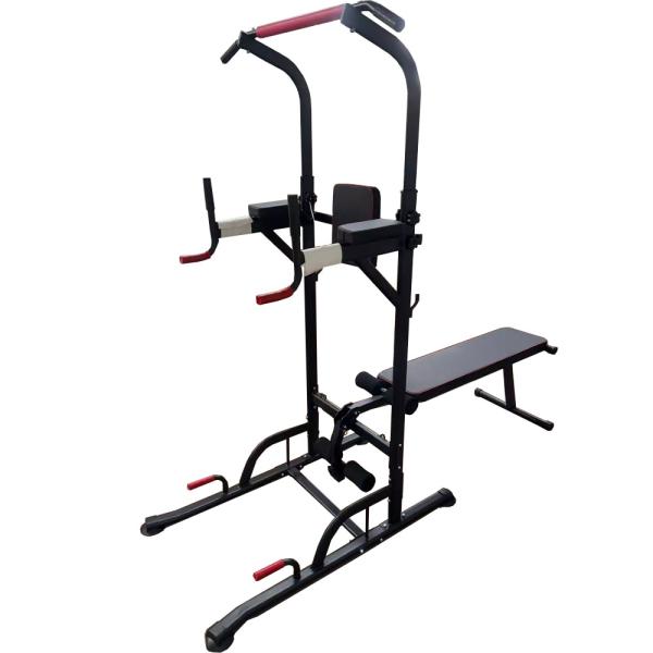 「国内検品済」トレーニングベンチ付き 懸垂 懸垂マシン ぶら下がり懸垂台 懸垂器具 筋肉トレーニング 懸垂バー 多機能 筋力  高さ6段 耐荷重100kg