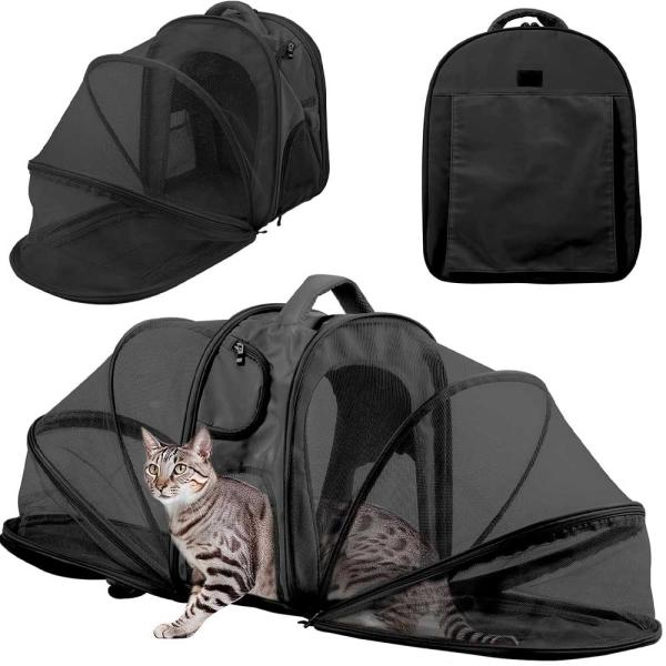 ペットとのお出かけに快適なキャリーバッグ。ドーム展開時はフルメッシュ仕様なので通気性が抜群！中のペットも外の景色を楽しめて解放感を味わえます。車や電車、飛行機、バスなどの移動時や通院時、災害時など、さまざまなシーンで活躍できます。※入荷時期...