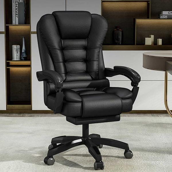 ゲーミングチェア デスクチェア オフィスチェア ゲーム用チェア 伸縮可能のオットマン 社長椅子 ハイバック