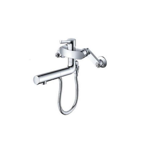 TOTO 壁付シングル混合水栓(エコシングル、ハンドシャワー、共用 TOTO 壁付シングル混合水栓(エコシングル、ハンドシャワー、共用