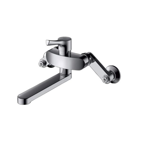 TOTO 壁付シングル混合水栓(エコシングル、共用) TKS05315J (水 TOTO 壁付シングル混合水栓(エコシングル、共用) TKS05315J (水