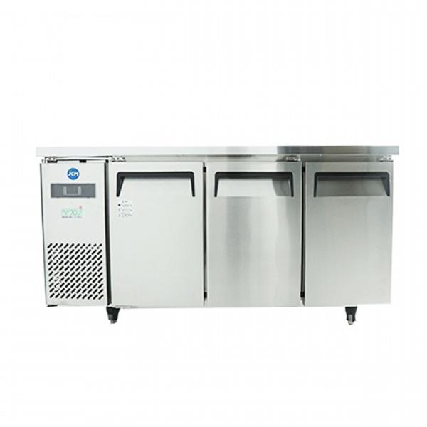 【業務用コールドテーブル冷蔵庫】　3ドア　JCMR-1545T JCM ヨコ型冷蔵庫 210L JCMR-1545T −2℃〜12℃ コールドテーブル