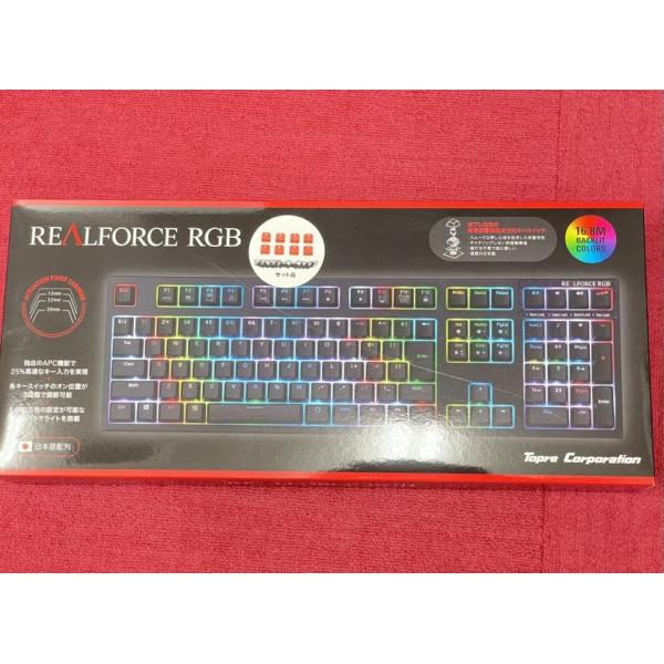 東プレ トープレ REALFORCE RGB JP APC搭載 ゲーミング キーボード ブラック R2A-JP4G-BK 新品