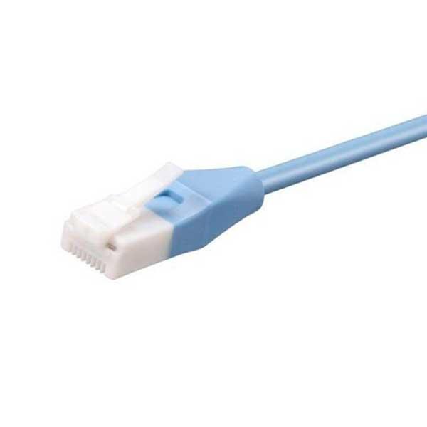 BL6ATNY05BL ツメ折れないCat6A LANケーブルやわらか 0.5m ブルー