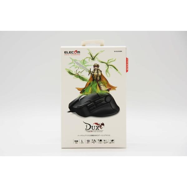 エレコム “DUX”MMOゲーミングマウス(10ボタン) 有線 2400dpi ハードウェアマクロ対応 M-DUX30BK