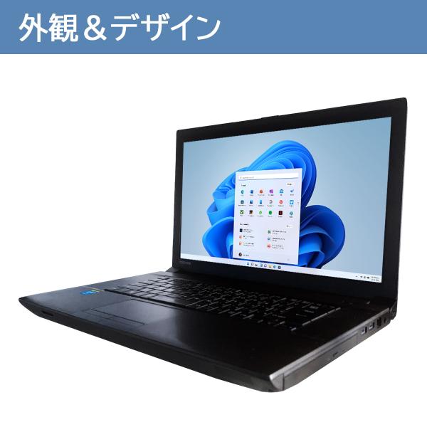  TOSHIBA Dynabook B554 4 Core i5 :8GB ViSSD:256GB MicrosoftOffice2019  15.6C` DVD Ãm[gp\R Windows 11 i摜3