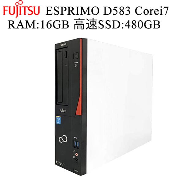 73%OFF!】 中古パソコン 富士通 D583 H デスクトップ Win10 第4世代
